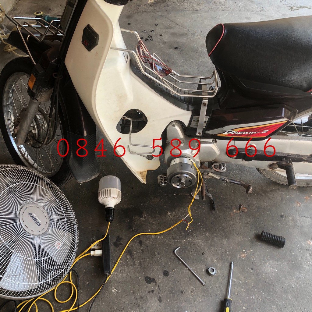 Cục Phát Điện Mi Ni Gắn Xe Máy 100 % Lõi Đồng Điện Ra 220 V