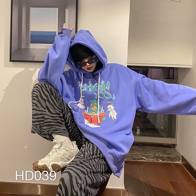 Áo hoodie nam nữ VN CLO in hình và chứ chan you - HD039