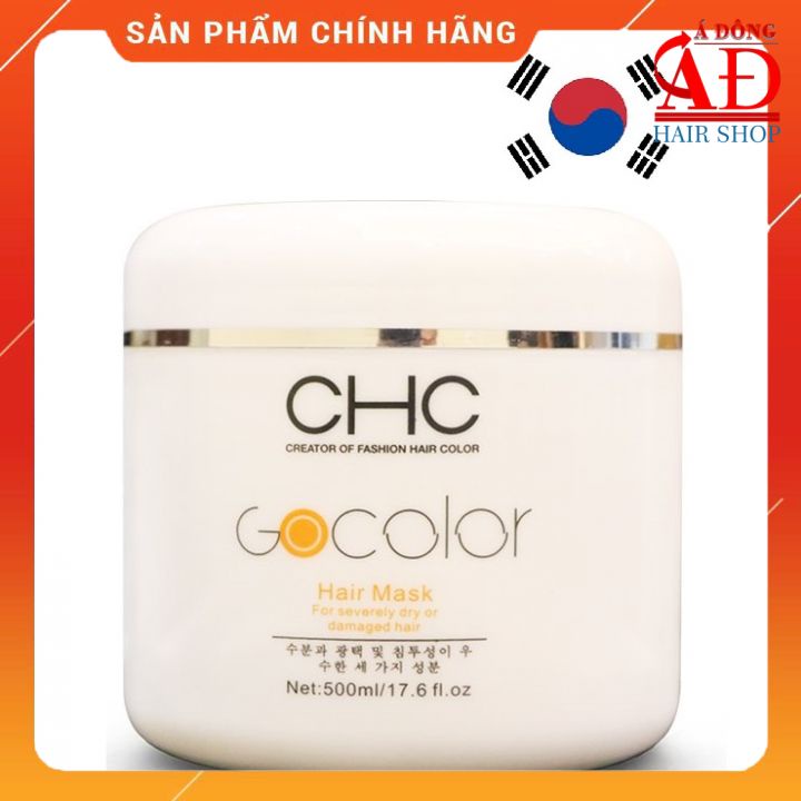 [+Tặng mũ trùm] HẤP DẦU CHC GOCOLOR HÀN QUỐC PHỤC HỒI SIÊU MƯỢT TÓC 500ML
