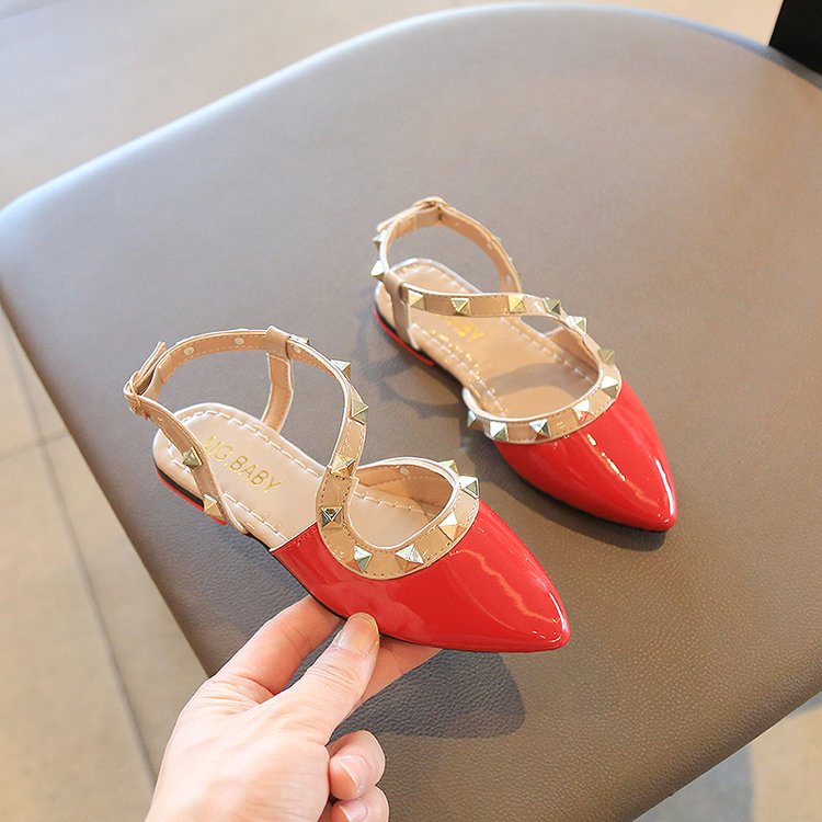 Giày Đế Bằng Thời Trang Mùa Hè Cho Bé Gái