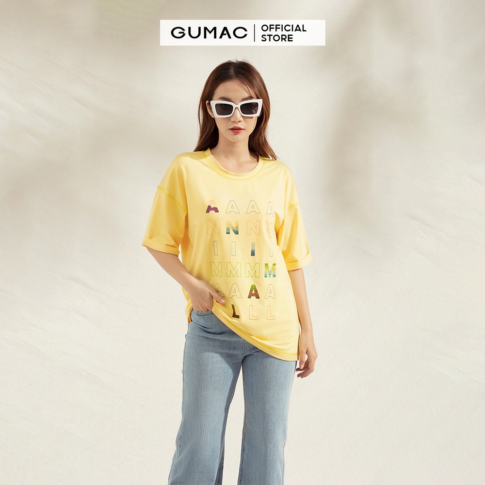 [Mã WABRGU giảm 50k đơn từ 0đ] Áo thun nữ in ANIMAL GUMAC đủ màu đủ size, thiết kế basic năng động trẻ trung ATA1115 | BigBuy360 - bigbuy360.vn