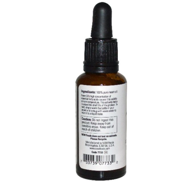 Dầu Neem - Now foods, Neem Oil, 1 fl oz (30 ml) | BigBuy360 - bigbuy360.vn