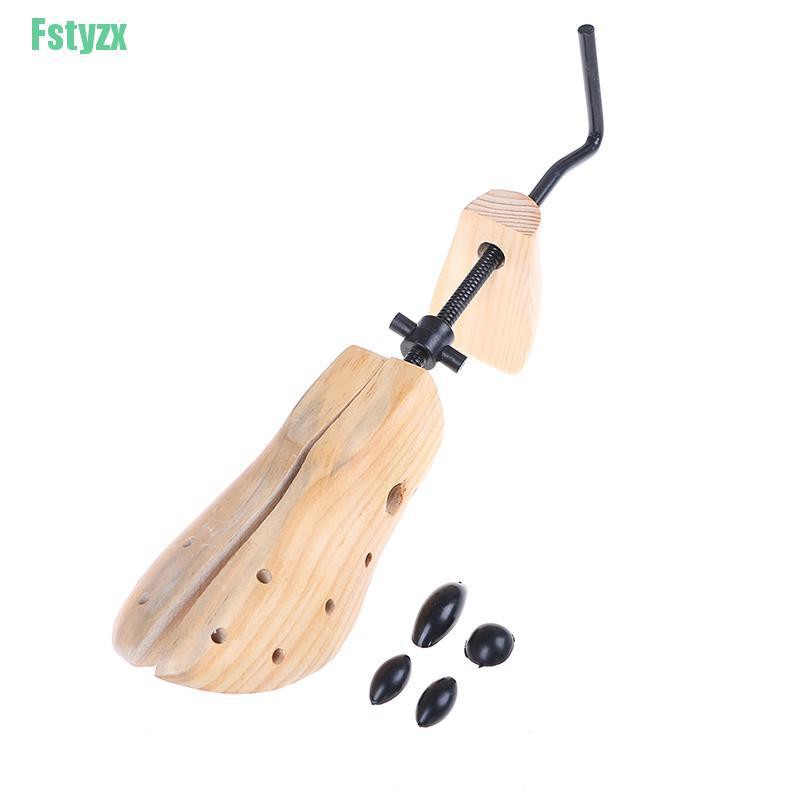 fstyzx Unisex women men wooden adjustable 2-way shoe stretcher shoe expander shaper