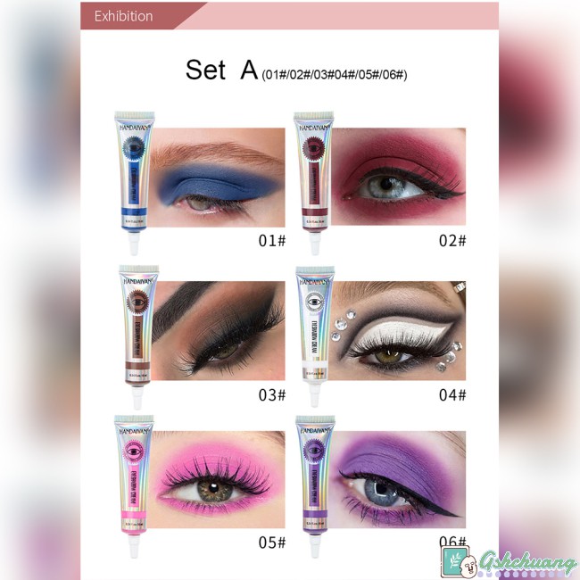 (Hàng Mới Về) Set 6 Phấn Mắt Dạng Lỏng Chống Thấm Nước Và Mồ Hôi Lâu Trôi | BigBuy360 - bigbuy360.vn