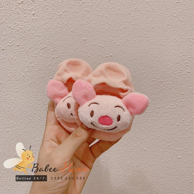Tất , Vớ 5D Hình Thú Có Chống Trượt Cho Bé 0-12 Tháng
