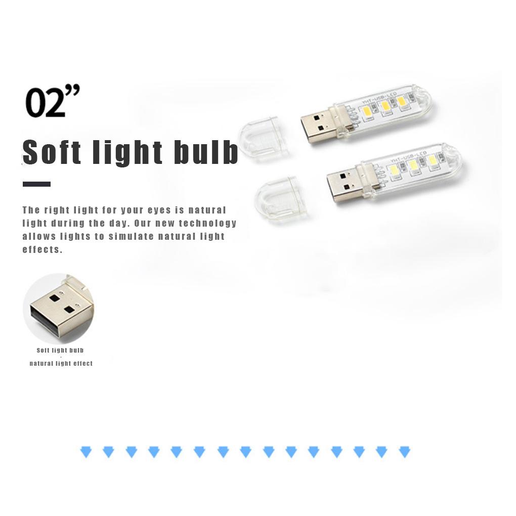 Đèn 3 LED 200LM 3000K / 7000K Dành Cho Máy Tính