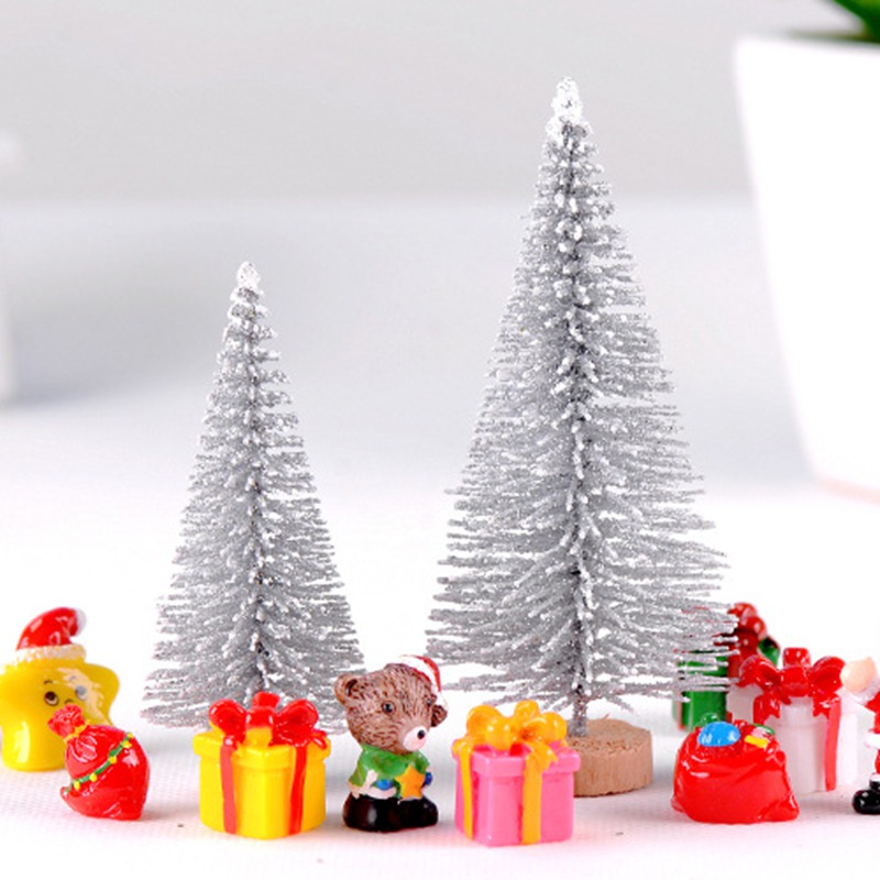 Set 2 Cây Thông Mini Trang Trí Giáng Sinh