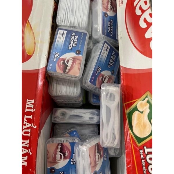 Tăm chỉ nha khoa - 1 hộp / 50 que