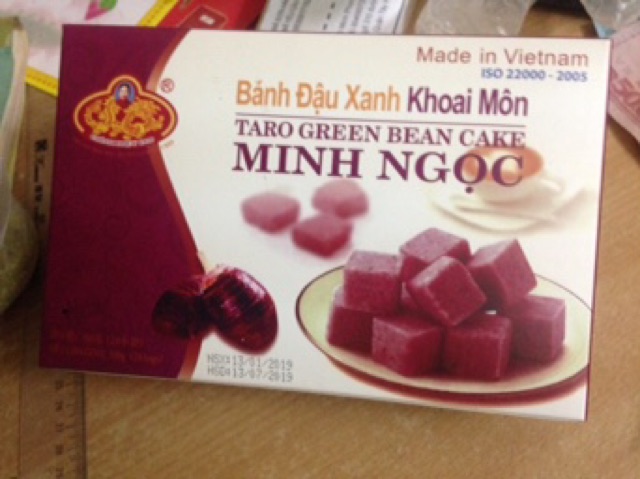 Bánh đậu xanh Minh Ngọc 4 vị hộp to