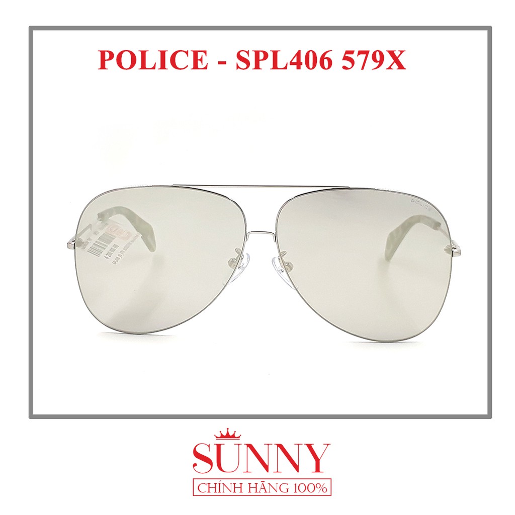 Kính mát thời trang chính hãng Police  SPL406 nhiều màu, thiết kế đeo bảo vệ mắt