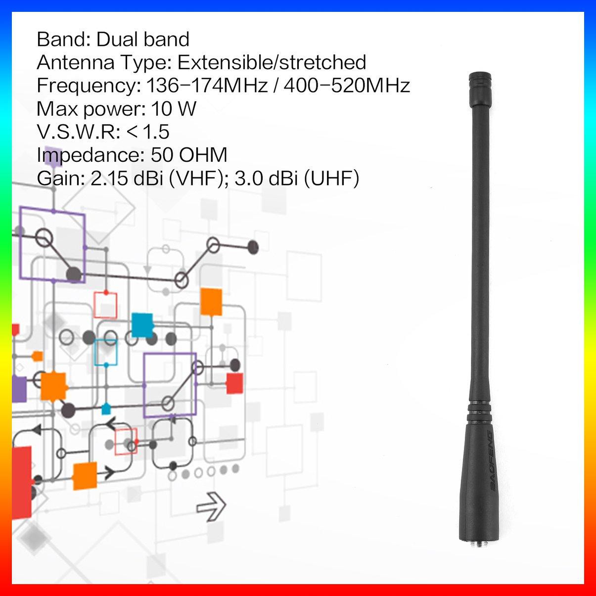 1 Ăng Ten Sma Cho Radio Baofeng Uv5R Baofeng
