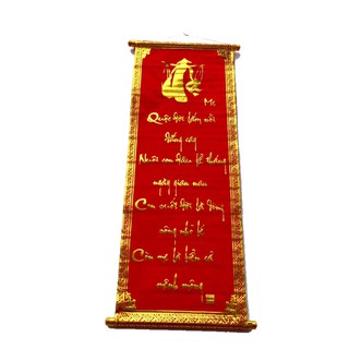 Liễn thơ về MẸ dài 90cm trang trí Tết