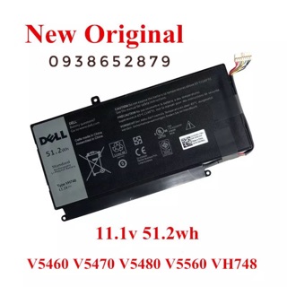 Pin Laptop Dell Vostro 5460, 5470, 5560, V5470, 5480, 5439, Inspiron 14zD-3526, 14zD-3528, VH748 Zin