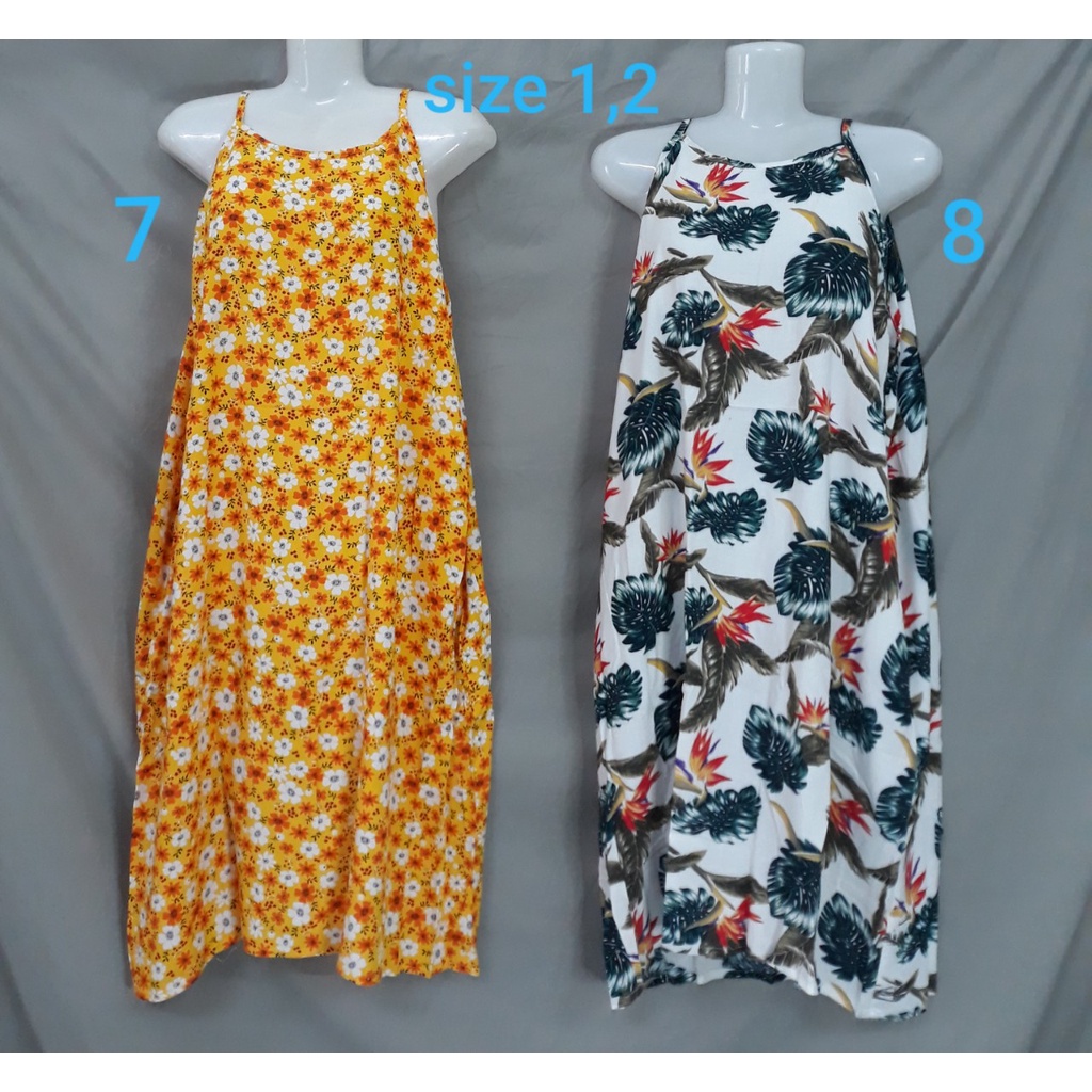 Đầm yếm form suông