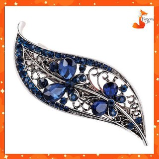 Hot - kẹp tóc cao cấp đính đá phong cách hàn quốc - lá