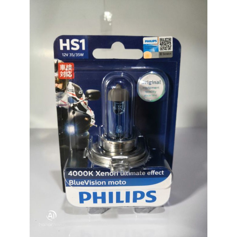 Đèn Pha Philips Bluevison Hs1 / H4 35 / 35w 4000k Chất Lượng Cao