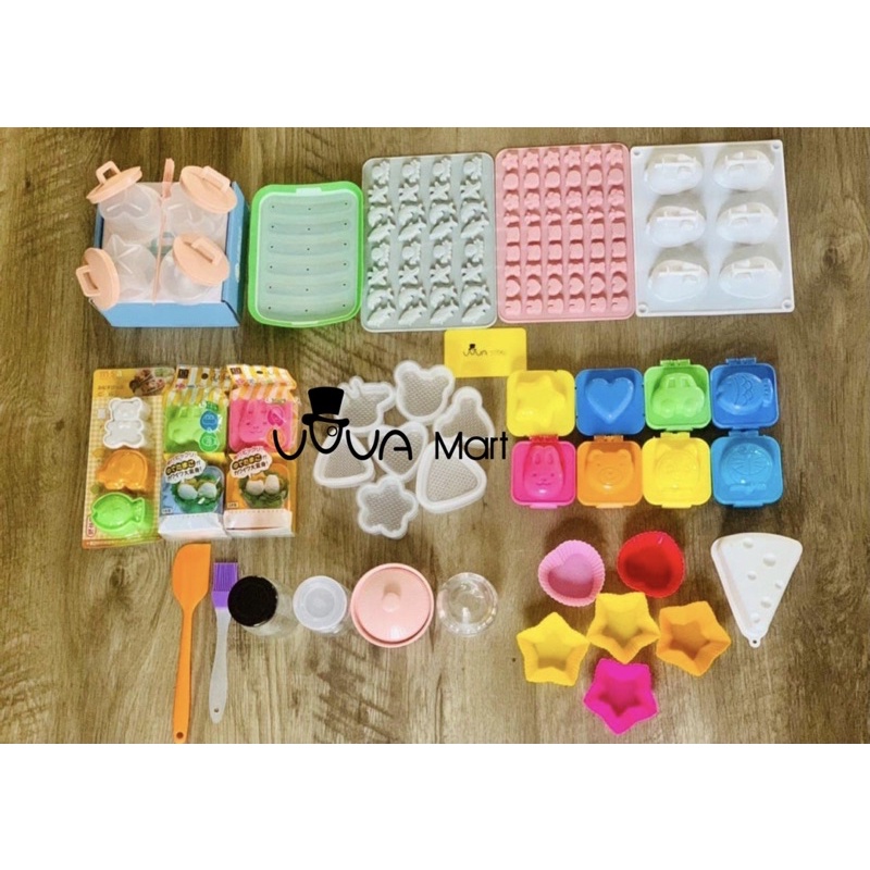 Bột làm bánh, nguyên liệu làm bữa phụ cho bé ăn dặm