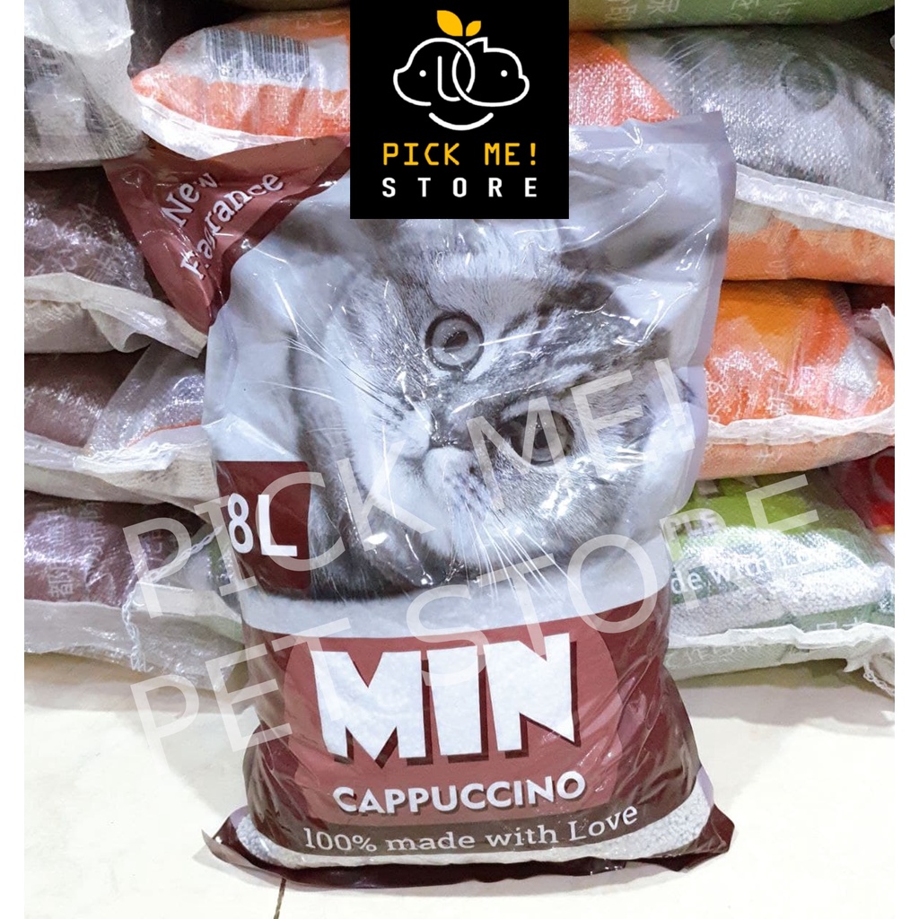 Cát Vệ Sinh Cho Mèo - CÁT NHẬT MIN Khử Mùi, Vón Cục 8L