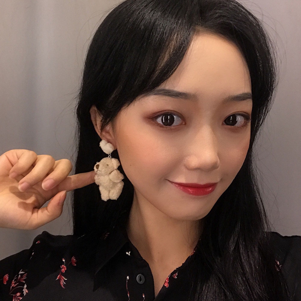 Bông Tai Gấu Teddy Dễ Thương