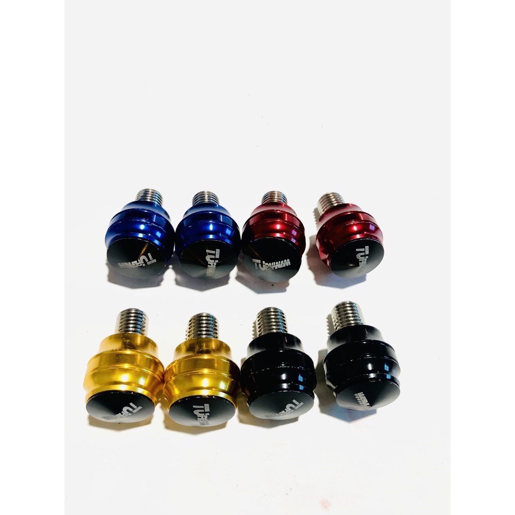 Ốc Chân Gương Nhôm CNC Gắn Xe Máy