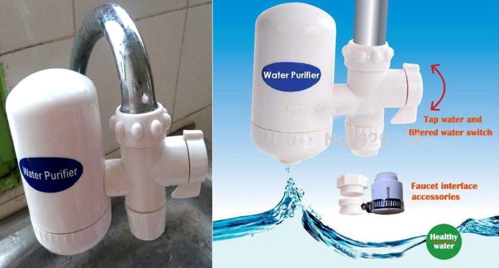 Đầu lọc nước tại vòi Water Purifier, Thiết bị lọc nước khử mùi, khử màu, khử tạp chất công nghệ đức