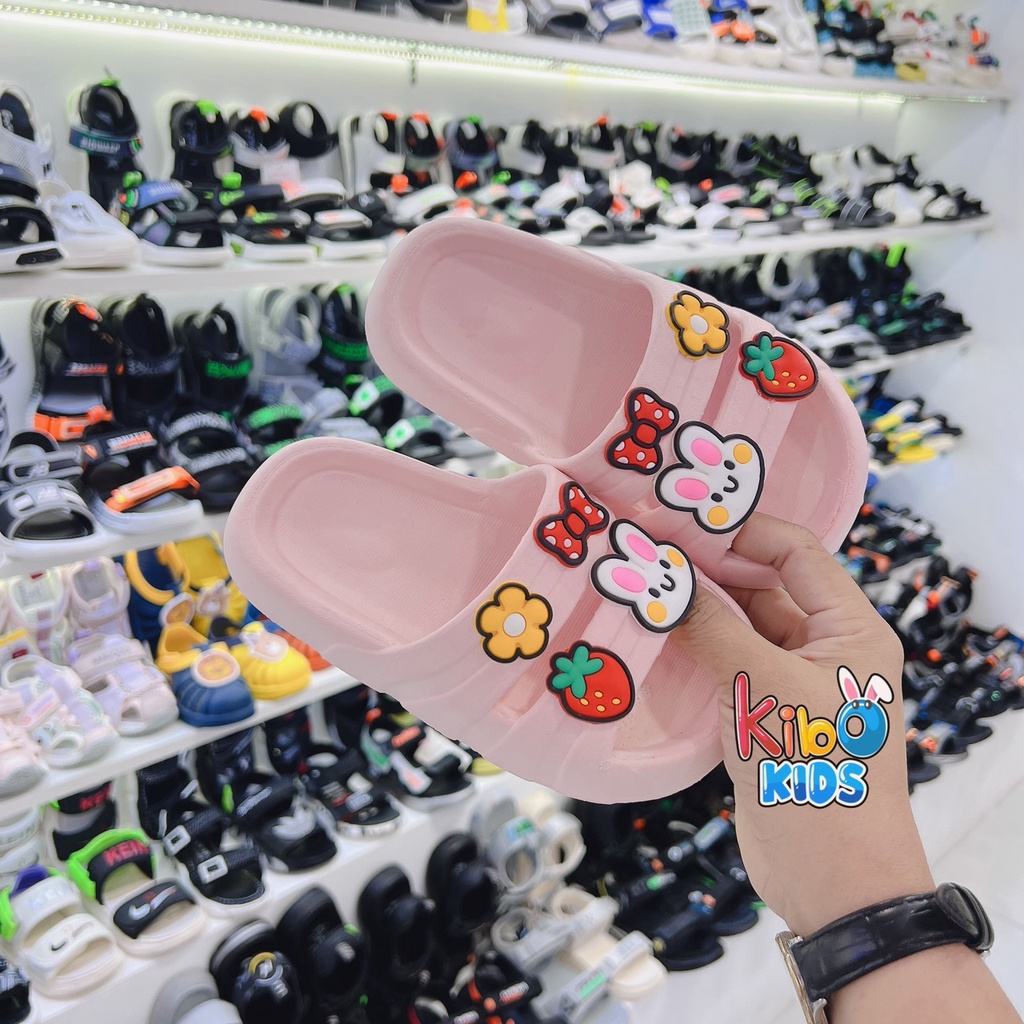 (FORM TO)Dép Lê cho bé - Dép quai ngang siêu nhẹ êm chân cho bé DE21