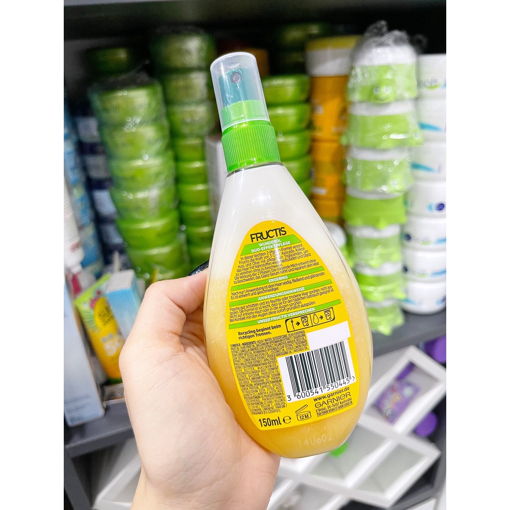 dưỡng tóc dạng xịt Garnier Fructis