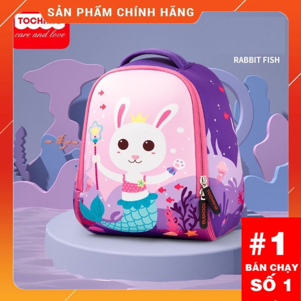 [Mã 267FMCGSALE giảm 8% đơn 500K] Balo TOCHANG Chính Hãng Cao Cấp Cho Bé Mầm Non Siêu Nhẹ Zoo Story Dễ Thương (Mẫu Mới)