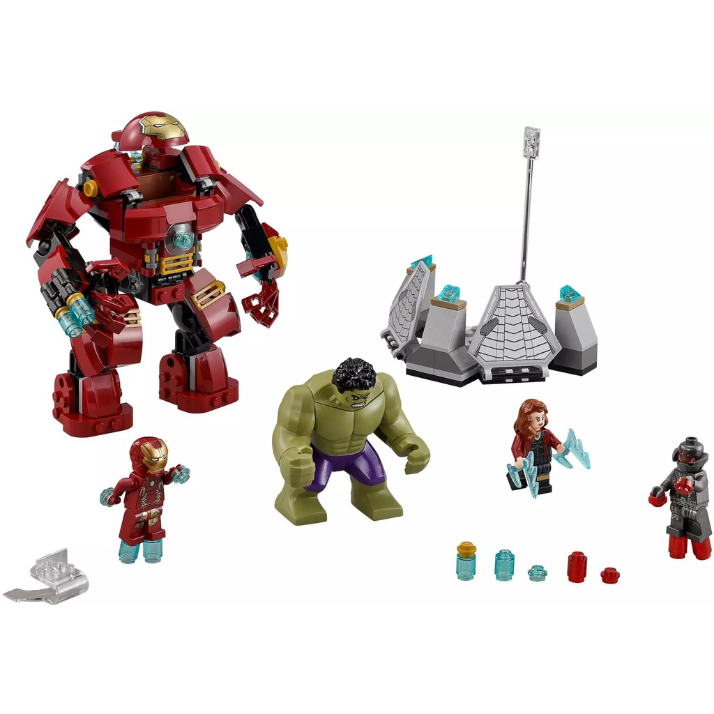 Bộ đồ chơi xếp hình Iron Man Hulkbuster 248 miếng tương thích với LEGO