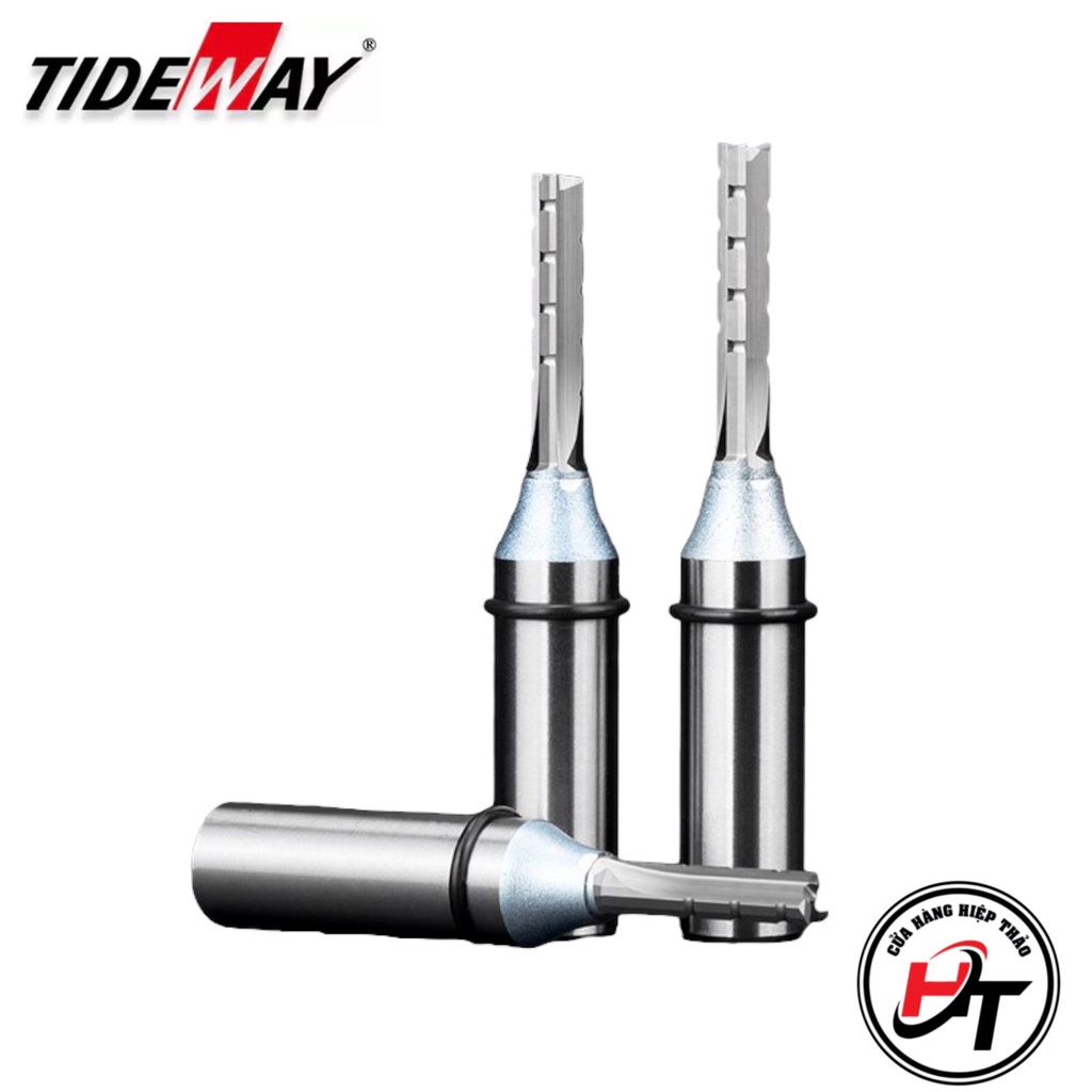 Mũi phay CNC cắt gỗ dao phay 3 cánh , 2 me thẳng và Xoắn TCT Tideway 3,4,5,6,8mm MCCNC-TW
