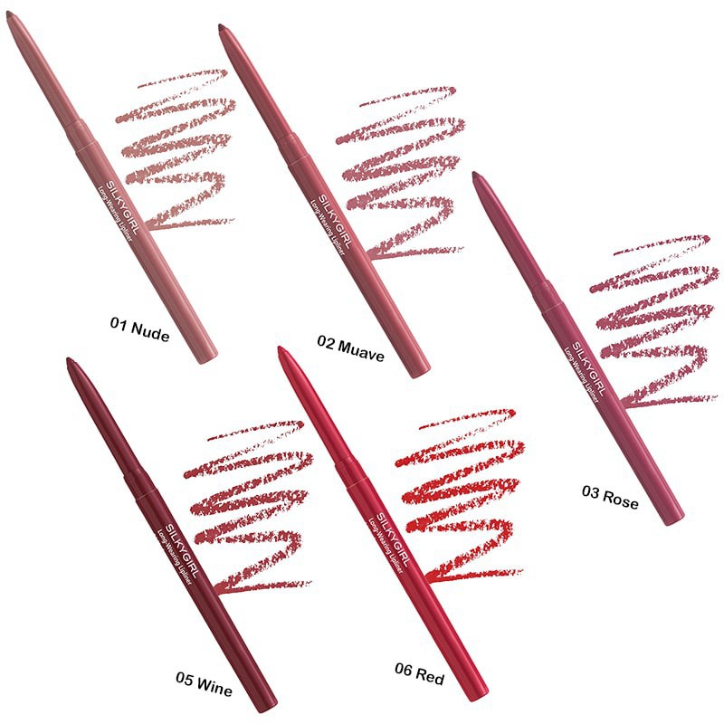 Chì Viền Môi Silkygirl Long Wearing Lipliner 0.35g | BigBuy360 - bigbuy360.vn
