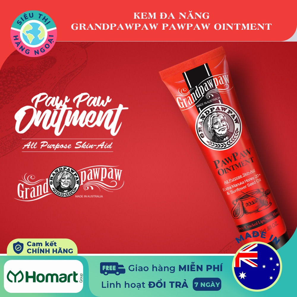 Kem Đa năng Grandpawpaw Pawpaw Ointment (Tuýp 25gram)