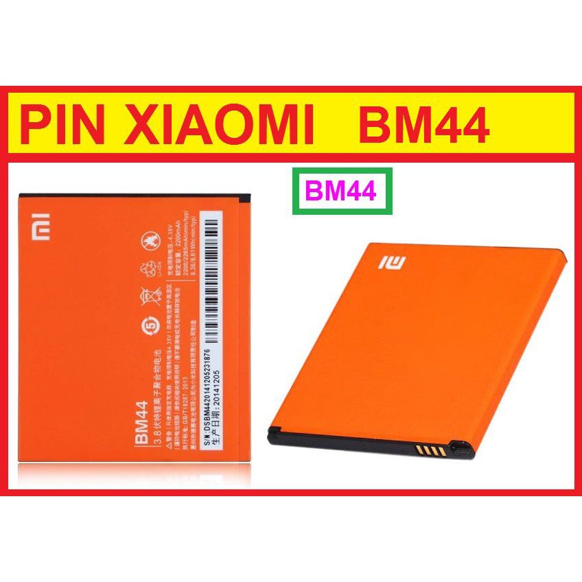 Pin Cho Xiaomi Redmi 2, 2A BM44 Xin - BH 6 Tháng