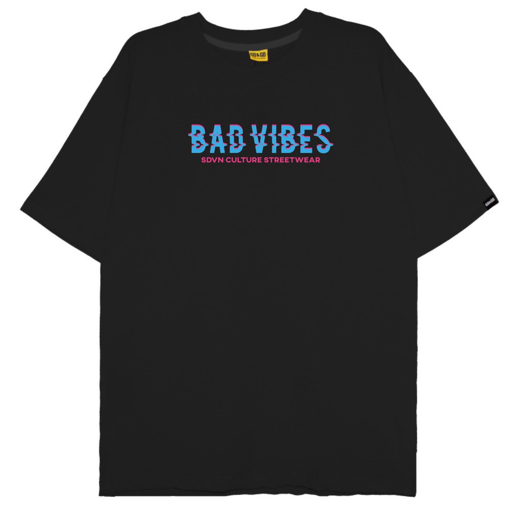 Áo Thun Unisex Nam Nữ SDVN BAD VIBES Chất Cotton Co Giãn Tốt | BigBuy360 - bigbuy360.vn