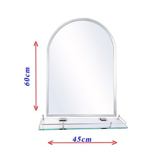 Combo Gương phòng tắm và kệ kính