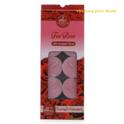 Sáp nến tealight thơm Miss Candle FtraMart 10 viên