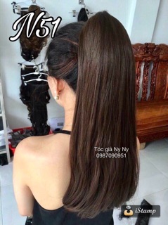 Tóc giả ngoặm thẳng cụp