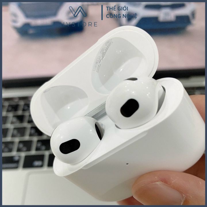 Tai nghe bluetooth Air 3 tai nghe nhét tai ko dây công nghệ TWS 3 âm thanh vòm có chống ồn sạc ko dây - AP3