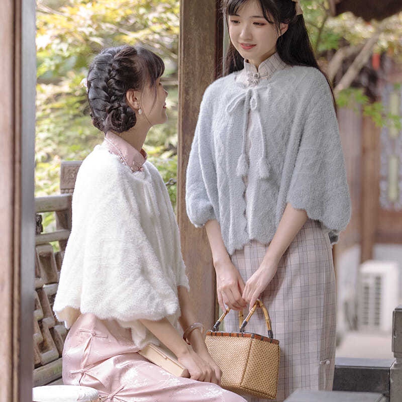 Áo khoác cardigan dệt kim dáng ngắn nhỏ màu trơn và tươi mới phong cách cổ điển cho nữ
 | BigBuy360 - bigbuy360.vn