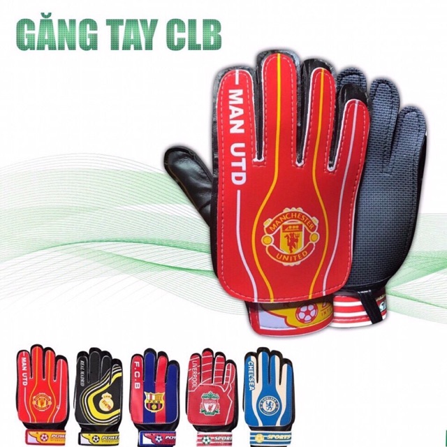 Găng tay thủ môn các CLB size trẻ em