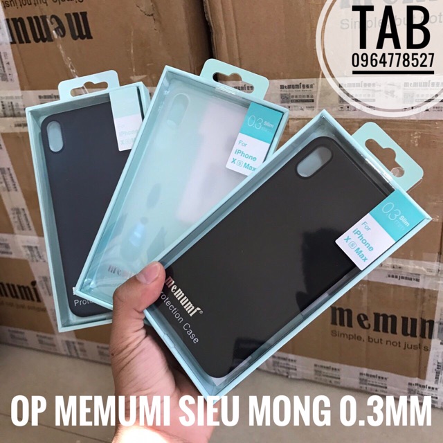 Ốp Lưng Memumi Siêu Mỏng 0.3mm - Chính Hãng | BigBuy360 - bigbuy360.vn