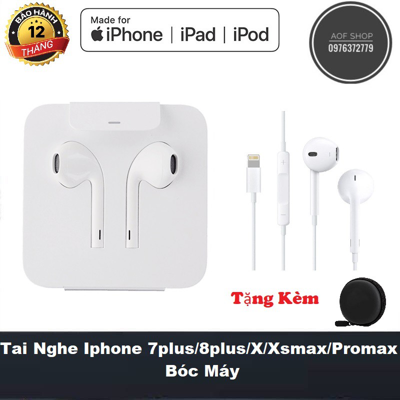 Tai Nghe iPhone 7/8/X/Xs Max/Pro/Promax Bóc Máy New 100% - Hoàn Tiền 100% Nếu Hàng Fake