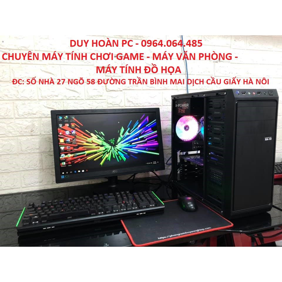 TRỌN BỘ MÁY TÍNH CHƠI GAME LOL , CF, MÁY TÍNH VĂN PHÒNG MƯỢT MÀ GIÁ RẺ BẢO HÀNH 12 THÁNG