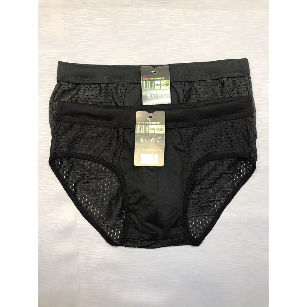 Quần Lót Nam Muji Lưới Nhật TrơnThông Hơi, Quần Sịp nam Lưới Nhật Kháng Khuẩn, Quần lót Tam Giác Lưới Nhật Trơn