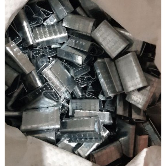 1kg Bọ sắt đóng đai, kẹp gai cào nhám cho dây đai, dây pet, dây nhựa