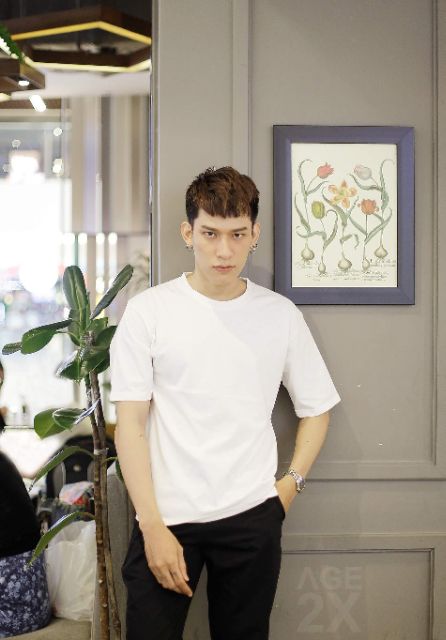 Áo thun trơn trắng LOẠI 1 AGE2X | BigBuy360 - bigbuy360.vn