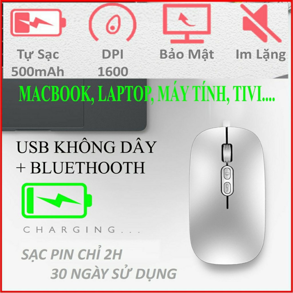 Chuột không dây có pin sạc M103