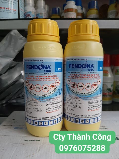 Thuốc diệt côn trùng Fendona10SC không mùi hàng cao cấp của Đức 50ml