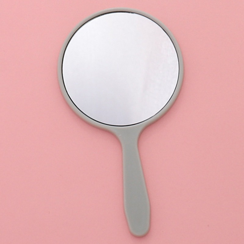 Gương Trang Điểm Cầm Tay Hình Tròn Phong Cách Cổ Điển