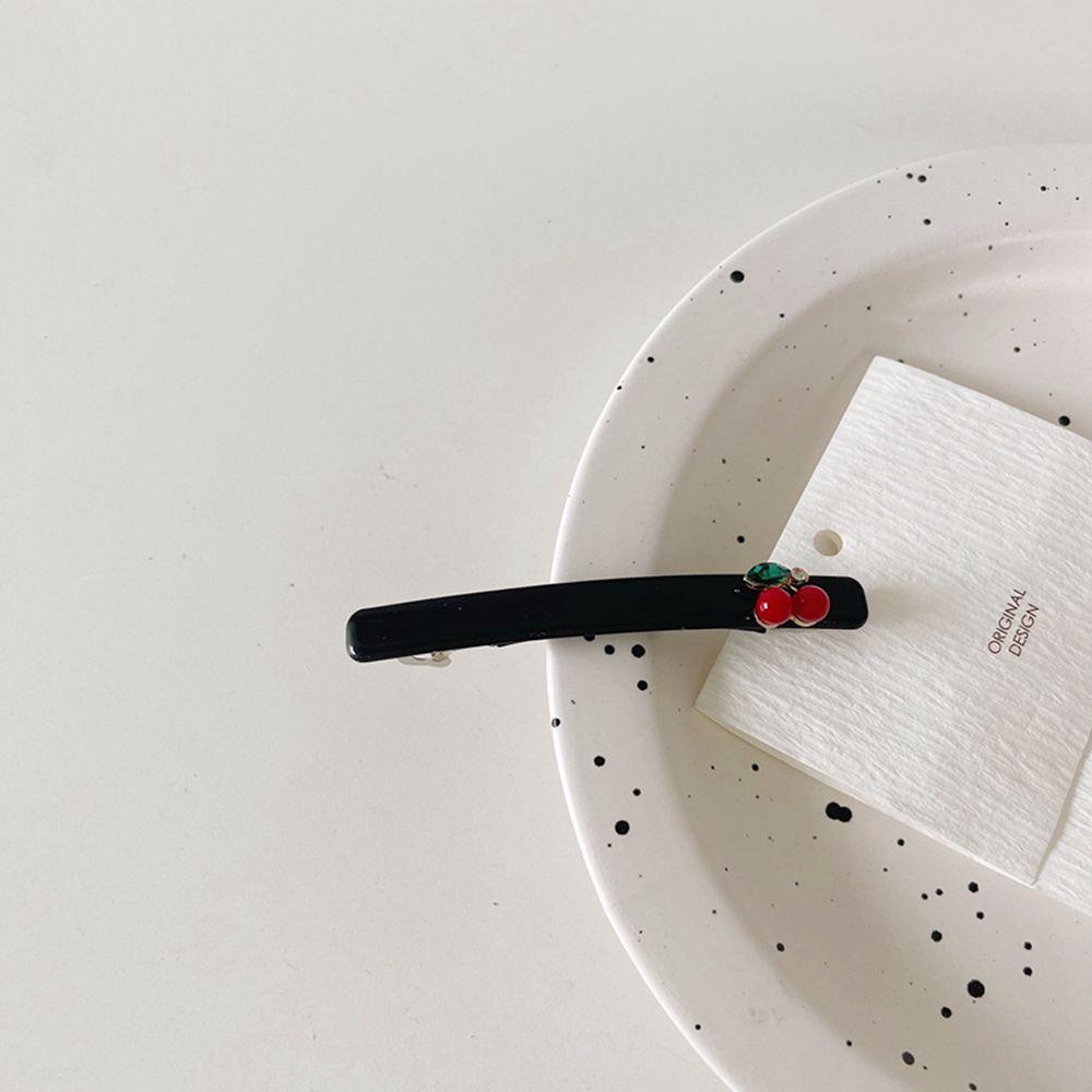 MXGOODS Kẹp Tóc Hình Trái Cherry Đơn Giản Phong Cách Vintage Cho Nữ